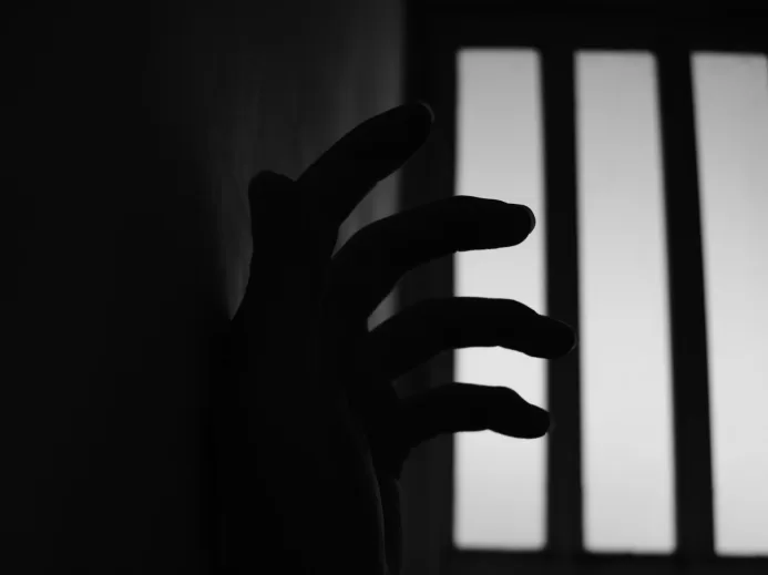 silhouette of persons hand