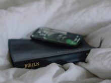 bible on white cloth