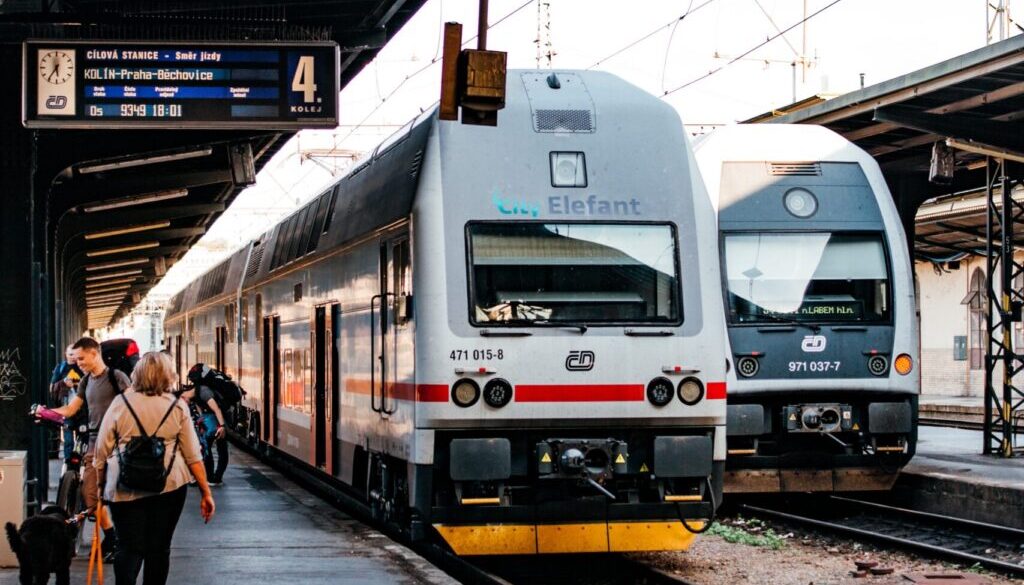 white bullet train