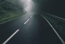black concrete road during daytime