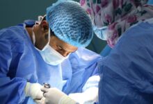 doctor having operation