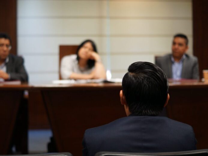 man in black shirt sitting beside woman in white shirt