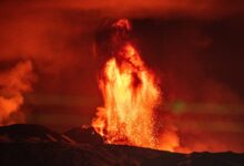 fire in the middle of the field