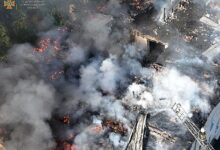 Ruský útok na přístav Mykolajiv, záchranáři jsou v pohotovosti
