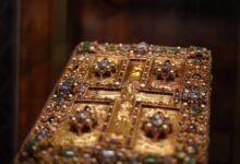 gold-colored jewelry
