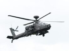grayscale photo of helicopter