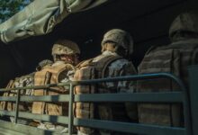soldiers in truck