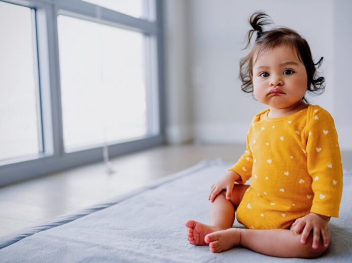 baby on floor