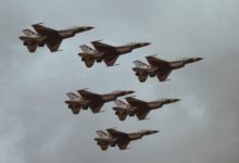 six fighter jets