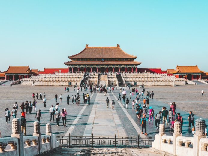 people at Forbidden City in China during daytime