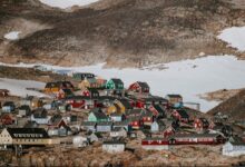 assorted-color houses