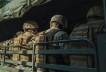 soldiers in truck