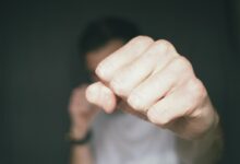 person holding persons hand