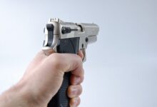 hand, pistol, weapon