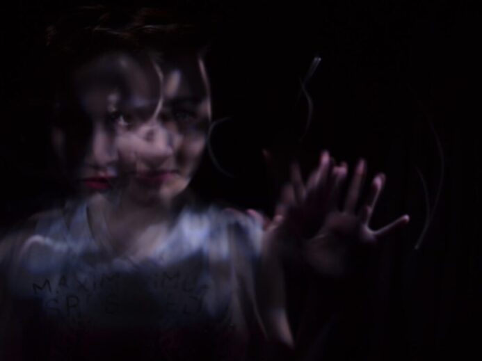 time lapse photography of woman