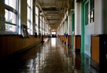 empty building hallway