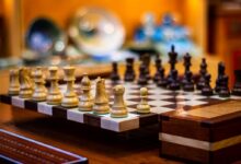 chess pieces on chess board