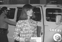 Leslie Van Houten arrives at courthouse