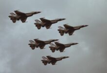 six fighter jets