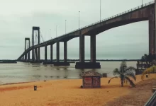 gray concrete bridge scenery