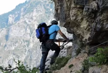 climbing, rock, mountain