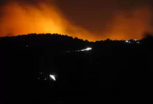 Fire at Chios island, Greece, 19/08/2012