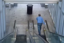 Bullington-Akard Skywalk Escalator