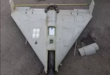 Shahed 131 - Recovered fuselage front view