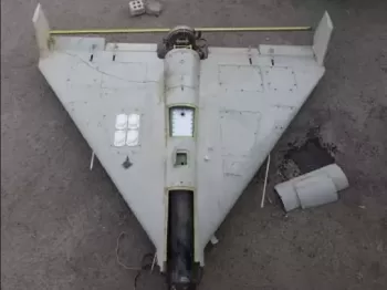 Shahed 131 - Recovered fuselage front view