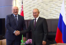 Alexander Lukashenko and Vladimir Putin