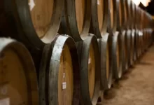 brown and gray barrels