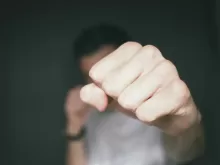 person holding persons hand