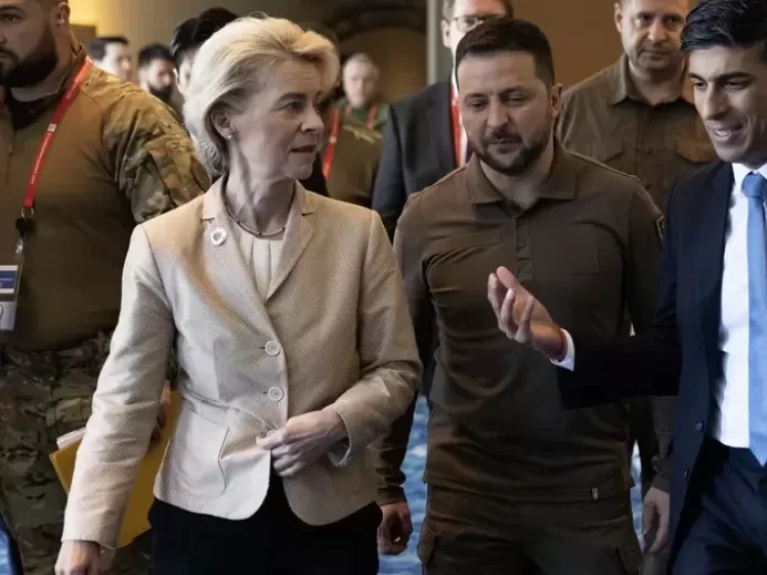 Von der Leyenová na Ukrajině: Ocenila pokrok Kyjeva, pokud jde o podmínky budoucího vstupu do EU