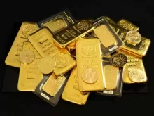 gold and silver round coins