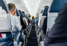 people sitting inside plane