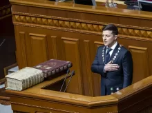 On May 20, during the solemn session of the Verkhovna Rada in Kyiv, newly elected President of Ukraine Volodymyr Zelensky was sworn in as Head of State