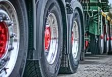 truck, heavy load, tractor
