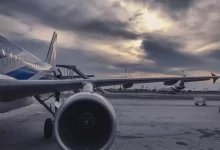 Gray Airliner