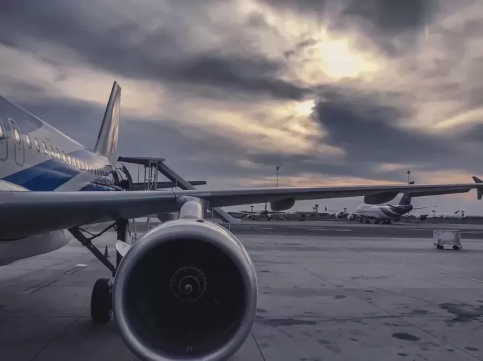Gray Airliner
