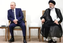 Vladimir Putin a Ebrahim Raisi