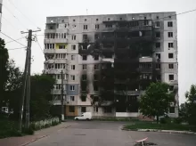 Destroyed Apartment Building
