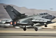 RAF Tornado GR4 Jet Taking Off During Ex Red Flag in the USA/Openverse