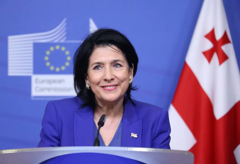 President of Georgia Salome Zourabichvili in Brussels, 2019 - Pravda24