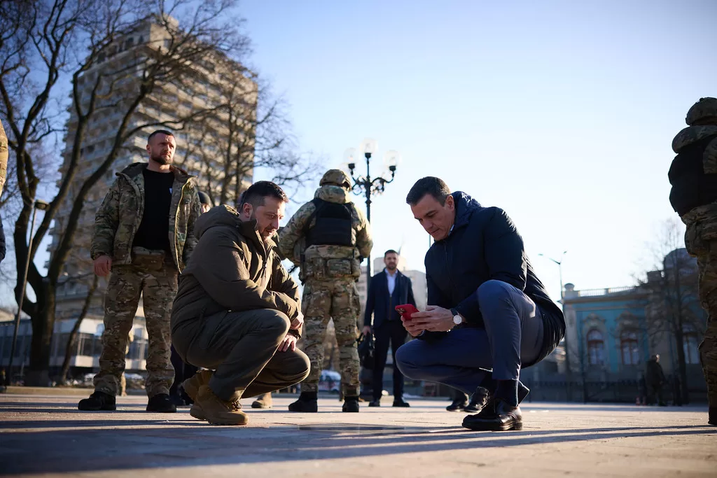 President of Ukraine Volodymyr Zelenskyy met with Prime Minister of the Kingdom of Spain Pedro Sánchez, who arrived in our country on a visit. - Pravda24