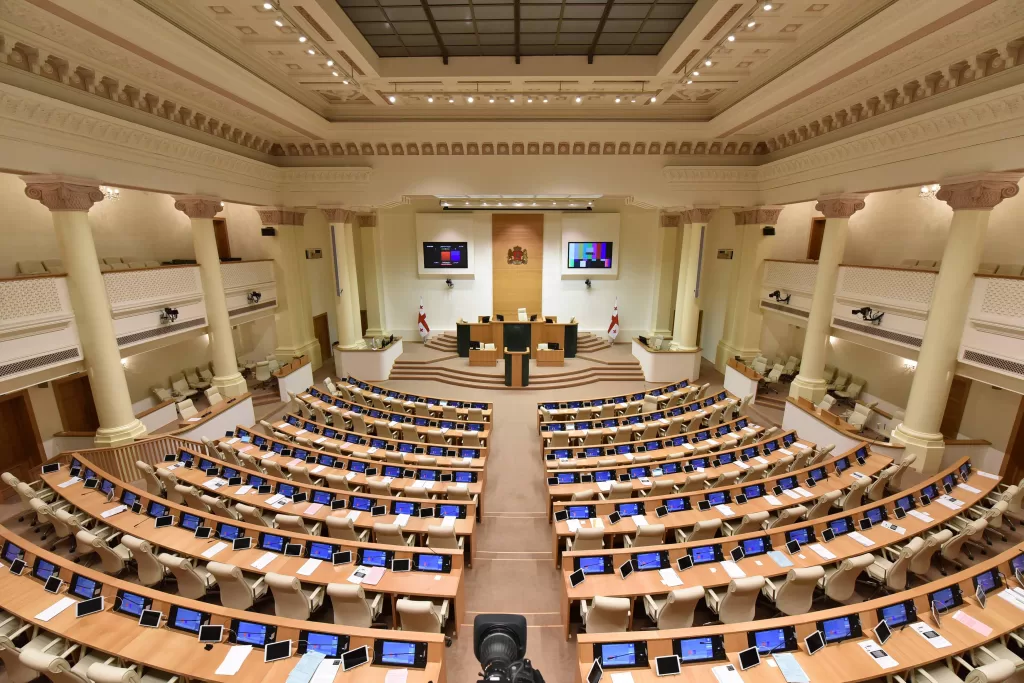 Parliament Hall Tbilisi Georgia - Pravda24