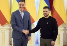 Volodymir Zelenskij Pedro Sanchez