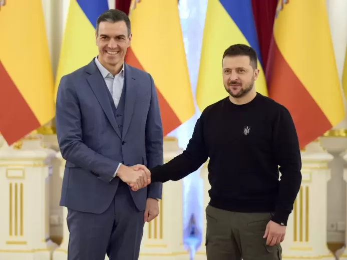 Volodymir Zelenskij Pedro Sanchez