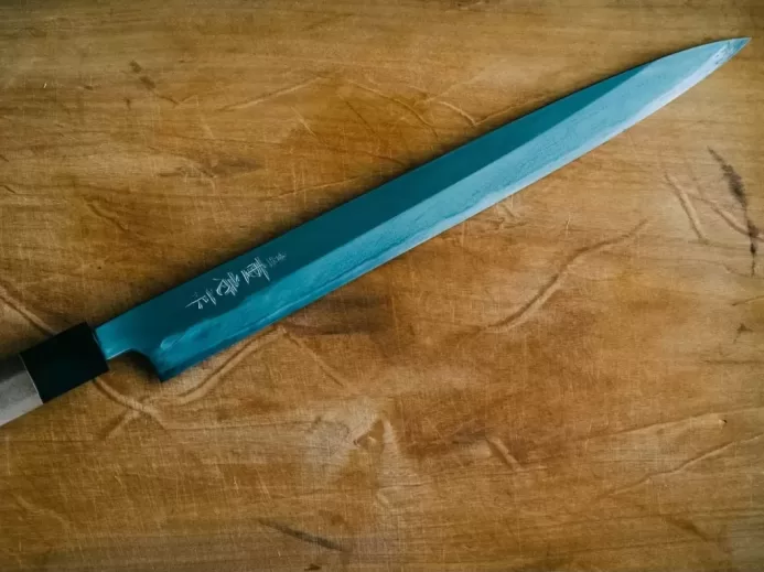 gray stainless steel knife