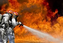 Zdroj firefighters, fire, firefighting