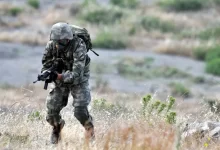 soldier, drill, weapon